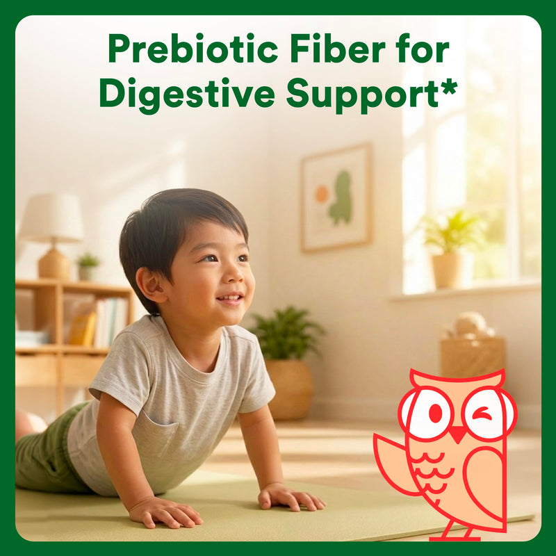SmartyPants Kids Multivitamin & Fiber Gummies: Prebiotic Fiber to Support Kids Digestion with Vitamin D3, C, Vitamin B12, B6, A, Zinc, Biotin, Folate, Three Fruit Flavors, 90 Count (30 Day Supply) 90 Count (Pack of 1) Multi Fiber - 30 Day Supply