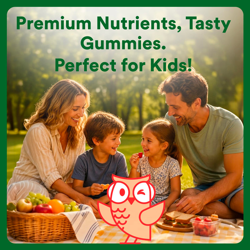 SmartyPants Kids Multivitamin & Fiber Gummies: Prebiotic Fiber to Support Kids Digestion with Vitamin D3, C, Vitamin B12, B6, A, Zinc, Biotin, Folate, Three Fruit Flavors, 90 Count (30 Day Supply) 90 Count (Pack of 1) Multi Fiber - 30 Day Supply