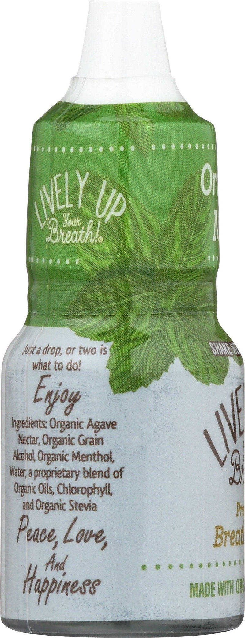 Lively Up Your Breath Premium Breath Freshener Liquid Drops with Organic Ingredients - Original Mint 3 Pack 0.27 Ounce (Pack of 3) - BeesActive Australia