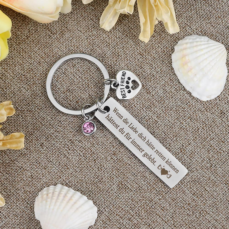 Pet Loss Gifts Keychain Dog Cat Pet Memorial Gifts for Dogs Cats Remembrance Gifts Bereavement Gifts for Loss of Pet Cat Dog Loss Sympathy Gift - BeesActive Australia