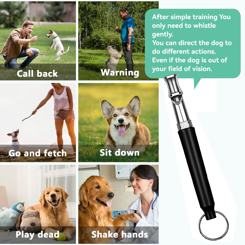 Adjustable dog whistles for training commands, train your dog to obey commands with professional quality dog training whistles, ideal for obedience commands and sound control for effective training - BeesActive Australia