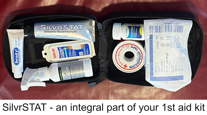 First Aid Kit Gel | 32 PPM Silver Healing Wound Dressing Gel | SilverSol Ag₄O₄ Particles | 1 oz 1 Ounce - BeesActive Australia