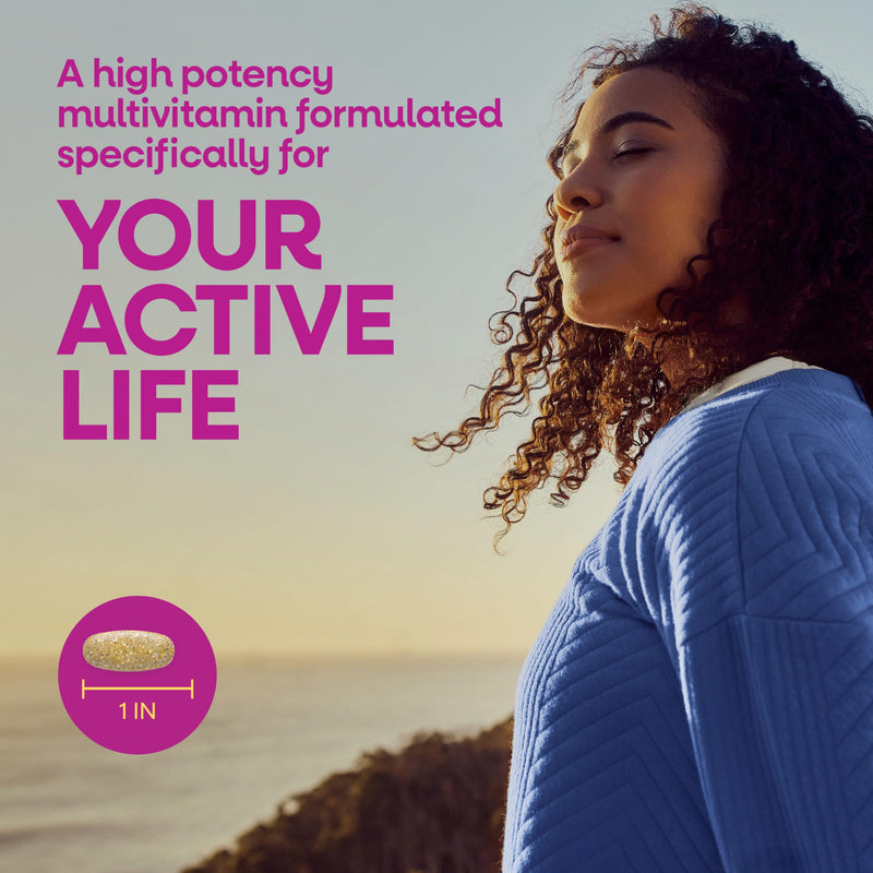 Nature's Way Alive! Women's Ultra Multivitamin, High Potency, 150 ct | Complete Daily Women's Vitamins, Promotes Energy Metabolism and Muscle Function*, Vitamin A, C, D, Methylated B12 150 Count (Pack of 1)