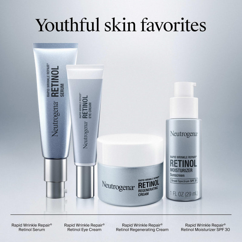 Neutrogena Rapid Wrinkle Repair Retinol Face Moisturizer, Daily Anti-Aging Face Cream with Retinol & Hyaluronic Acid to Fight Fine Lines, Wrinkles, & Dark Spots, 1.7 oz 1.7 Ounce (Pack of 1) - BeesActive Australia