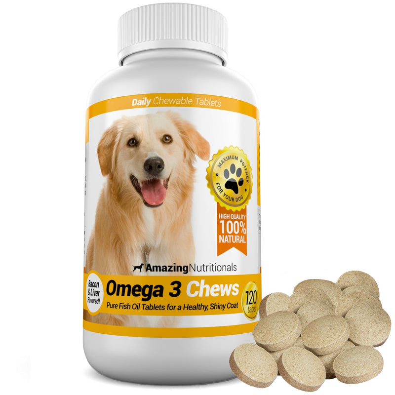 Amazing Skin and Coat Health Joint Support Bundle - Turmeric and Omega 3 for Itchy Skin Relief, Inflammation, Dry Skin, Hot Spots, Shedding