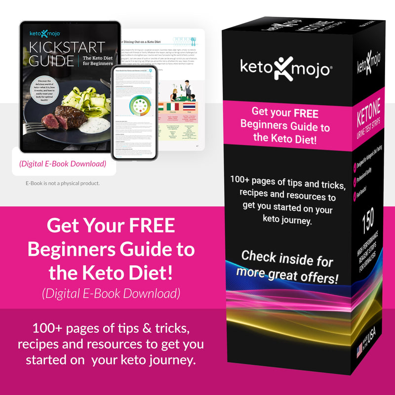 150 Ketone Urine Test Strips, App & Keto Guide eBook Included, Extra-Long for Easy Sampling, Urinalysis Test for Ketosis on Ketogenic and Low-Carb Diets