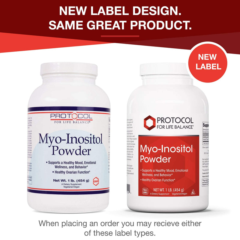 Protocol For Life Balance - Myo-Inositol Powder - Supports a Healthy Mood, Emotional Wellness, Behavior and Ovarian Function, Energy Boost, and Sleep Support - 1lb. (454 g) | Supports a Healthy Mood, Emotional Wellness, Behavior and Ovarian Function*, ...