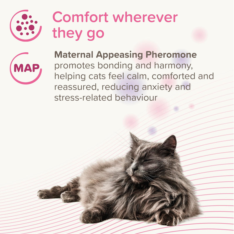 Beaphar - CatComfort® Calming Spot-On For Cats - Reduces Anxiety & Stress – Pheromone Calming - Fast-Acting - Starts Working in 15 Minutes - Ideal for Short-Term Events like Fireworks - 3 Pipettes