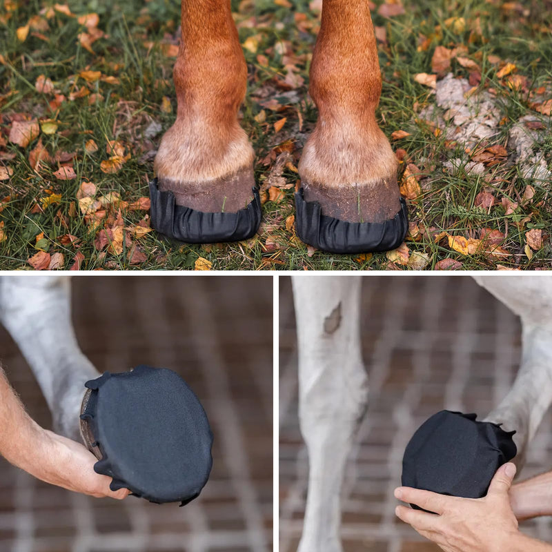 12 Pack Horse Hoof Tape Strong Stickiness Horse Hoof Care Compatible with Magic Cushion Easy to Use Breathable Hoof Wraps for Horses Packing Hoove Wound Management Compatible with Laminitis Abscess