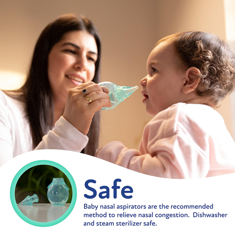 Dr. Talbot's Baby Nose and Ear Care Set - Nasal Aspirator and Nose and Ear Cleaner Tools for Babies - Baby Registry Essentials Nasal Aspirator + Ear & Nose Tools Set