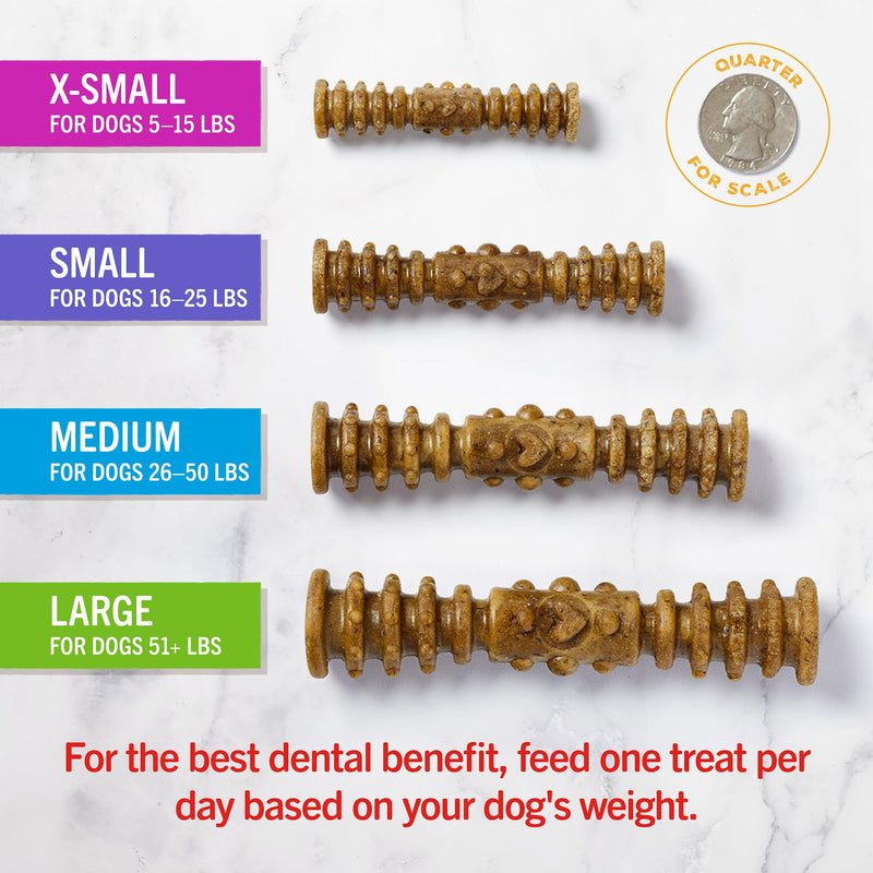 Stella & Chewy's Dental Delights with Freeze-Dried Chicken - Medium Dental Treats for Dogs, 5.5 Ounce Bag Chicken (Medium Treat) 5.5 Ounce (Pack of 1) - PawsPlanet Australia