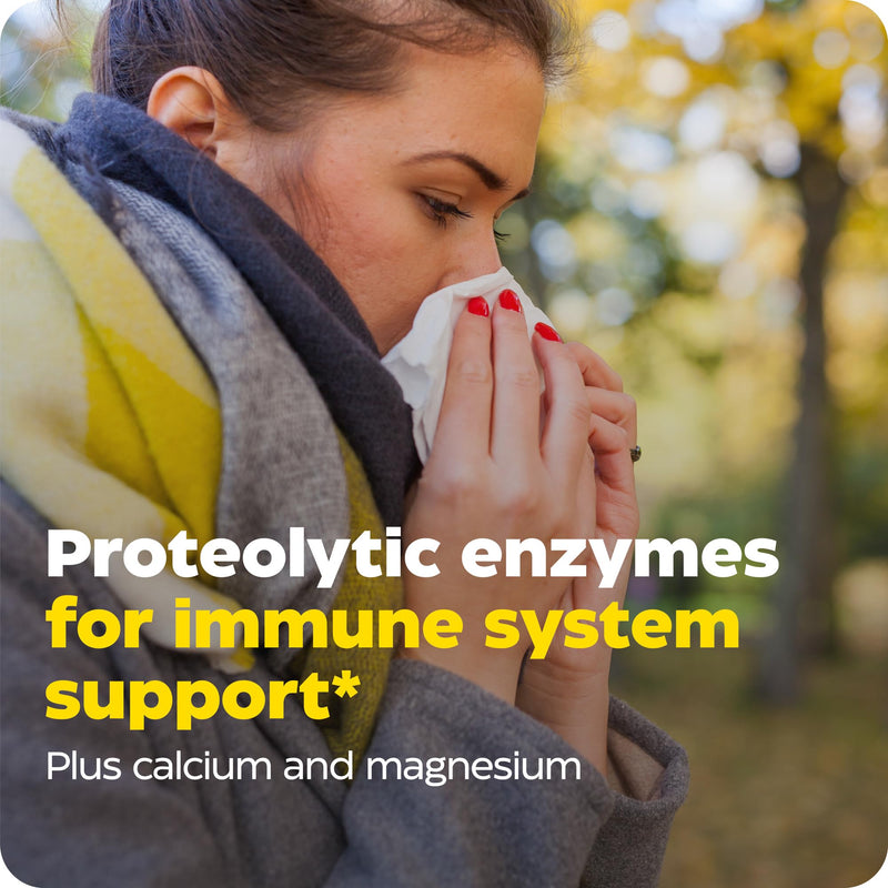Enzymedica Immune Defense Regular Strength Caps - 180 Capsules | Proteolytic Enzyme Supplement for Men & Women, Immune Health Support Supplement with Protease, Catalase, Vegan 180 Count (Pack of 1)