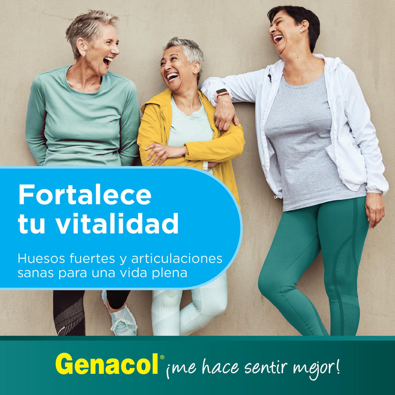 Genacol Bone & Joint – Calcium, Vitamin D3, Boron & Collagen | Essential Nutrients for Strong Bones, Natural Relief of Joint Discomfort (Knees, Hips, Shoulders, Fingers) 90 Count (Pack of 1)