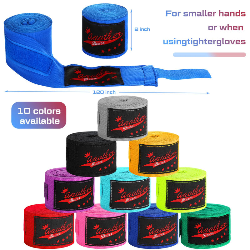 Lenwen 10 Pairs 120 Inch Boxing Wraps Bulk Gift Mexican Style Boxing Gloves Muay Thai MMA Hand Wraps for Men Women Youth Boxer Beginner Multicolor