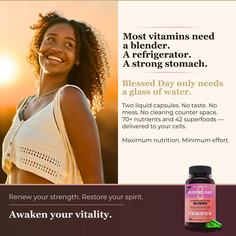 NutriRise Multivitamin for Women 120 Liquid Capsules | Vitamin D, C, B12, A, Biotin, Zinc, Iron, Magnesium, Calcium, Minerals, Vitamins & Superfoods, Daily Nutritional Support Pink