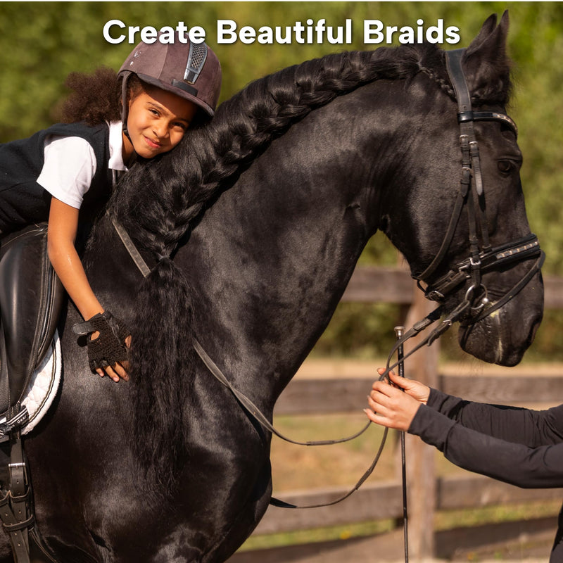 Horse Braiding Comb or Hair Sectioning Comb - Braid Aid Finger Parting Tool - Essential for Any Horse Mane Braiding Kit - Horse Braiding Supplies - BeesActive Australia