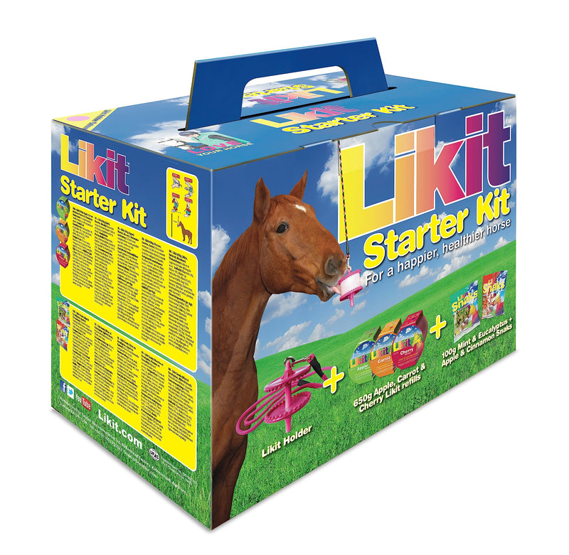 Likit Starter Kit Blue 2.5kg | Horse Treat and Horse Toy Bundle | 2.5kg