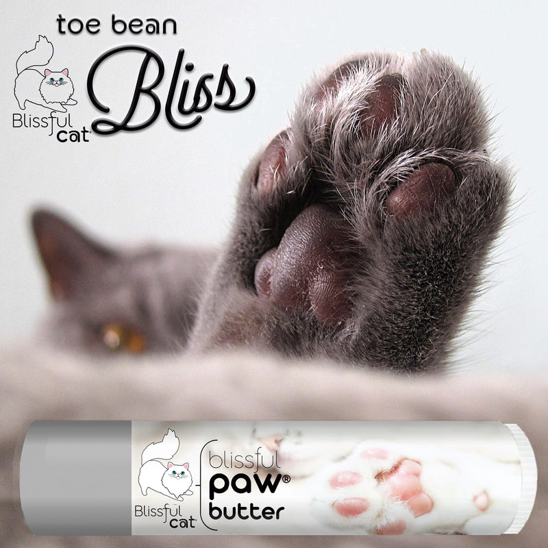 The Blissful Cat Paw Butter, Moisturizer for Dry Paw Pads, Softens and Protects Rough Feet, Versatile, Lick-Safe Balm, 0.15 oz. 0.15 Ounce (Pack of 1) - PawsPlanet Australia