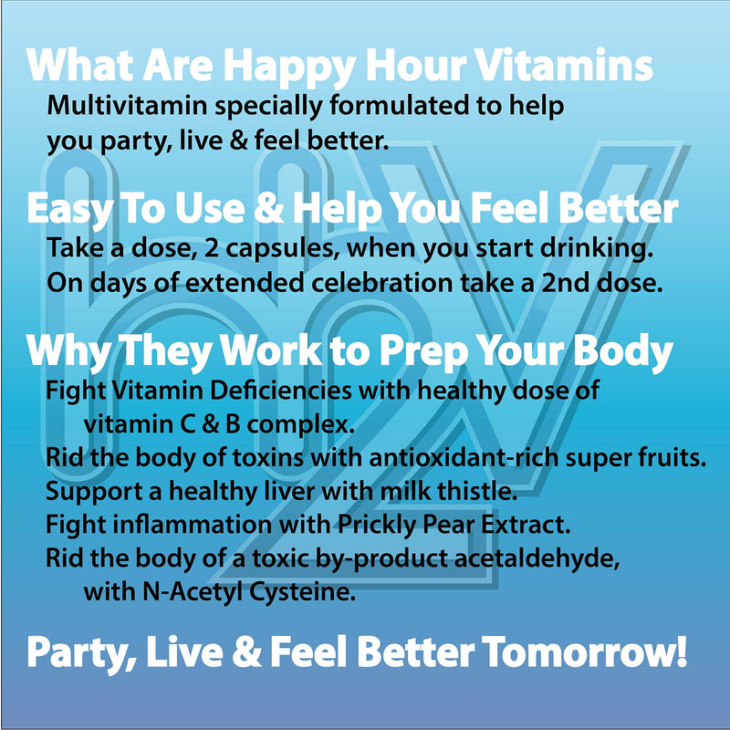 Bottle - Multivitamin Formulated for Better Mornings – Live & Feel Better with Milk Thistle, Prickly Pear Cactus, B & C Vitamins, & More- 30 Servings 60 Count (Pack of 1)