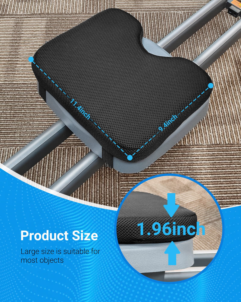 Rowing Machine Seat Cushion, MERACH Rower Seat Cushion, 2 Strap Fixation, Custom Memory Foam, Washable Cover, Ideal for Concept2 and Other Rowing Machines - Rower Accessories and Seat Pad Rowing Machine Seat Cushion - BeesActive Australia