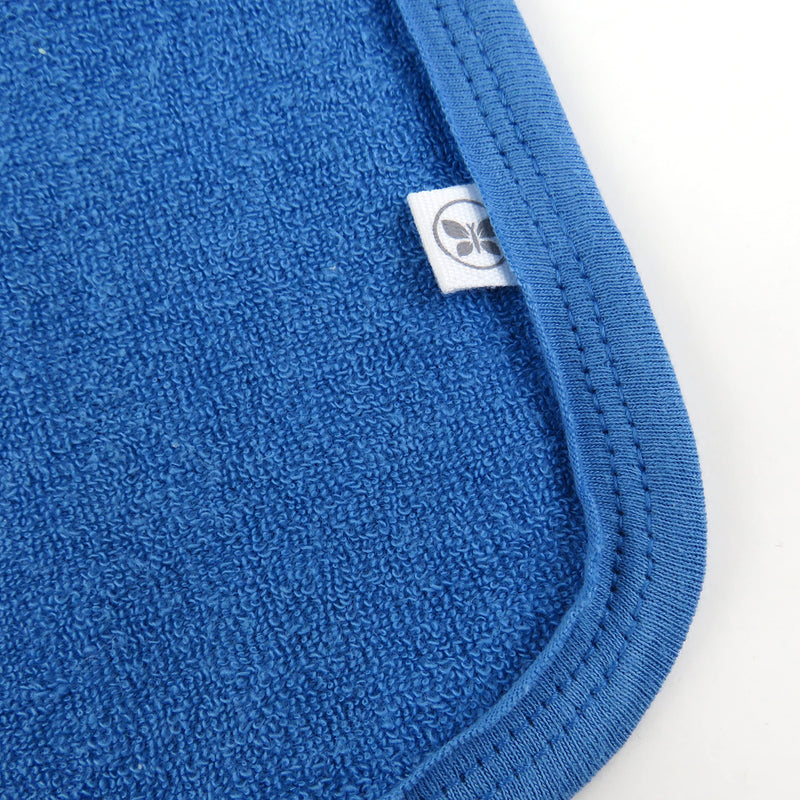 HonestBaby 10-Pack Organic Cotton Baby-Terry Wash Cloths, Rainbow Blues, One Size 10-pack Rainbow Blues - BeesActive Australia