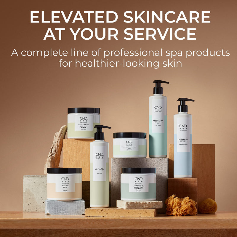 CND Pro Skincare for Feet, Mineral Bath, Exfoliating Sea Salt Scrub, Advanced Callus Remover, & Intense Hydration Treatment | Vegan, Natural Origin Formula Exfoliating Scrub