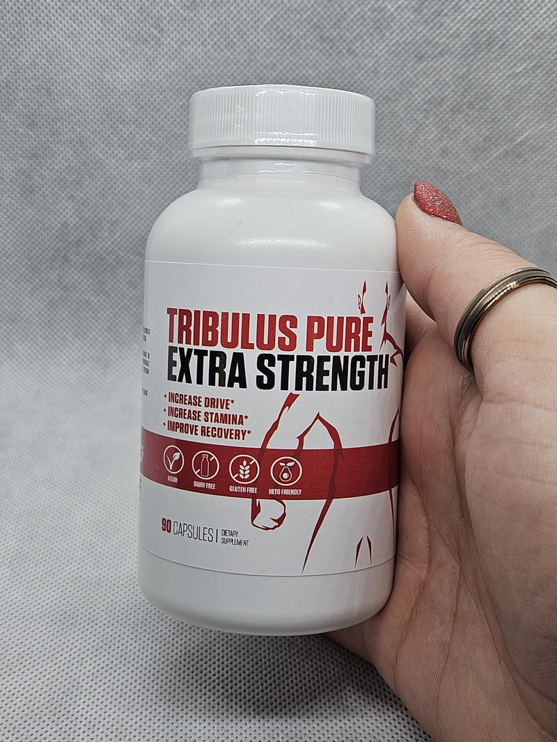 Tribulus Pure Extra Strength | #1 New Tribulus Terrestris Supplement for Men to Increase Strength, Better Stamina, Build Muscle & Improve Recovery | Vegan, Non-GMO & Gluten Free - 90 Capsules - BeesActive Australia