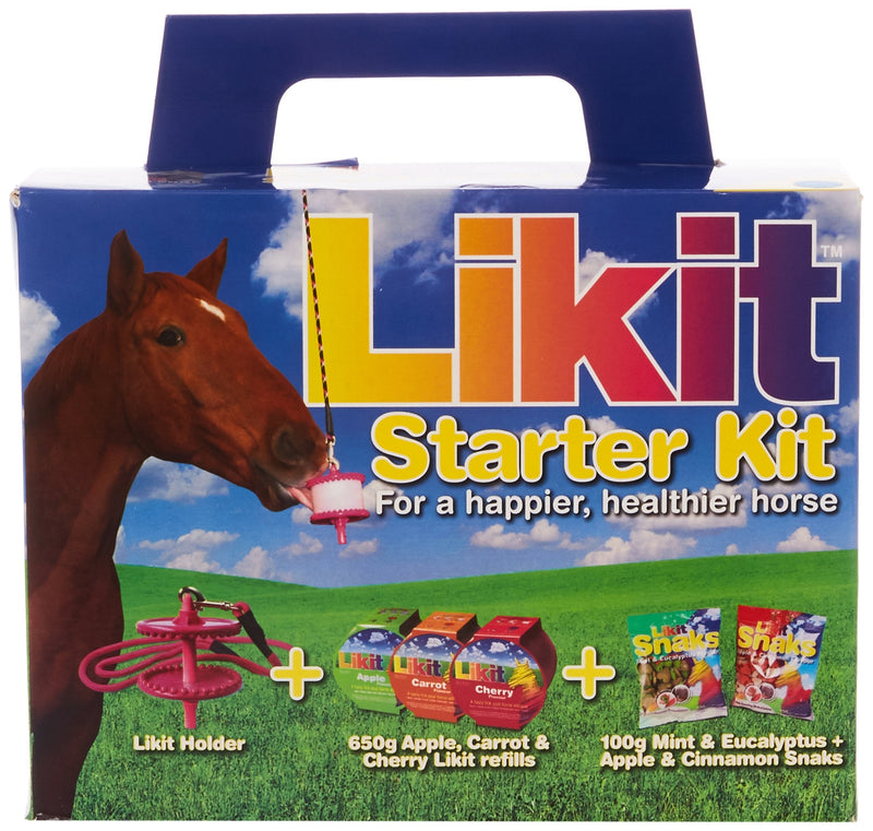 Likit Starter Kit Blue 2.5kg | Horse Treat and Horse Toy Bundle | 2.5kg