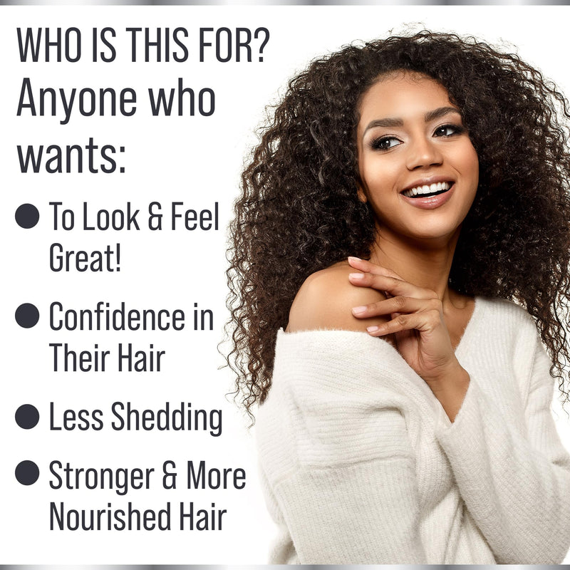 Clinically Studied Keratin Cynatine HNS + Biotin 10000mcg for Hair Growth | Clinically Proven and Studied for Thicker, Healthier Hair. For Women and Men, Enhanced for Max Results