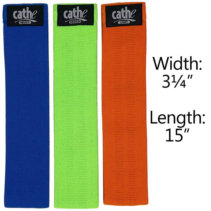 Cathe Boss Loops Booty Bands Set of 3 & Cathe Glutes & Core Workout DVD - Also Includes Cathe Travel Carry Case for Your Resistance Bands & DVD • Boss Loops are for Everybody • Take Them Anywhere - BeesActive Australia