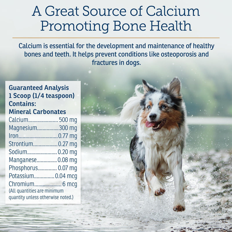 Rx Vitamins Canine Minerals - Essential Minerals for Dogs - Calcium, Magnesium, Iron Supplement, Bone and Joint Supplement for K9, Immune Support - 16oz New Label