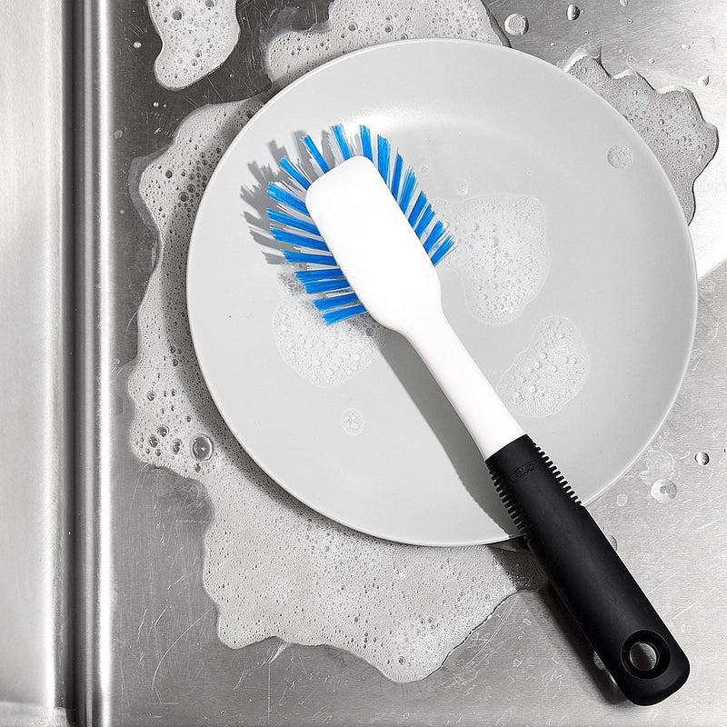 OXO Good Grips Dish Brush, White/Black, 1EA 1 EA Plastic - BeesActive Australia