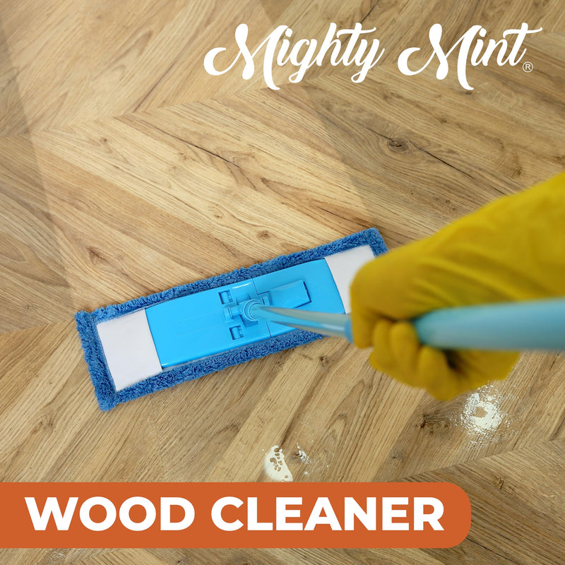 Mighty Mint Wood Cleaner and Conditioner, Non-Toxic, Spray Cleans and Renews Wood, Natural Peppermint Scent, 16oz - BeesActive Australia
