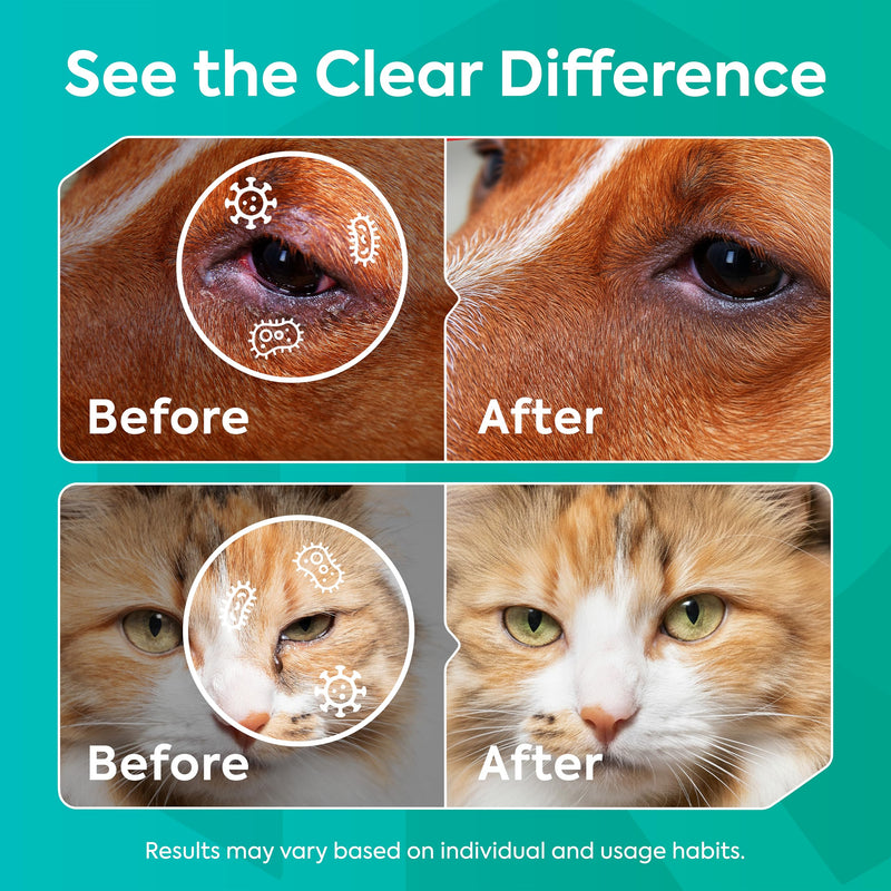 Remend Corneal Gel for Dogs and Cats (by Domes Pharma) - Pet Eye Drops for Dry Eyes, Eye Infection, Allergies & Cornea Recovery, Gentle Eye Care Treatment - 3 ml