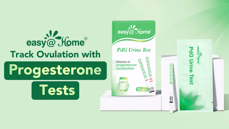 Easy@Home PdG Test Strips: 10-Pack Progesterone Urine Tests 10 Count (Pack of 1)