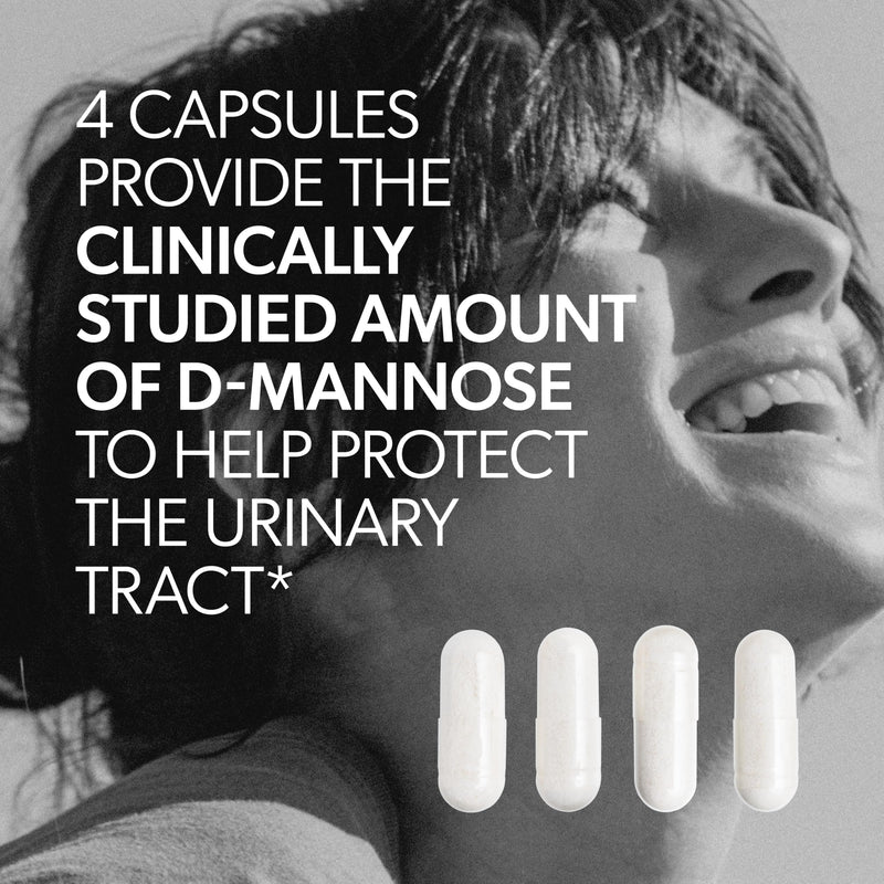 AZO D Mannose Urinary Tract Health, Cleanse, Flush & Protect The Urinary Tract, No.1 Pharmacist Recommended Brand, Clinical Strength, Non-GMO, 120 Count 120 Count (Pack of 1)
