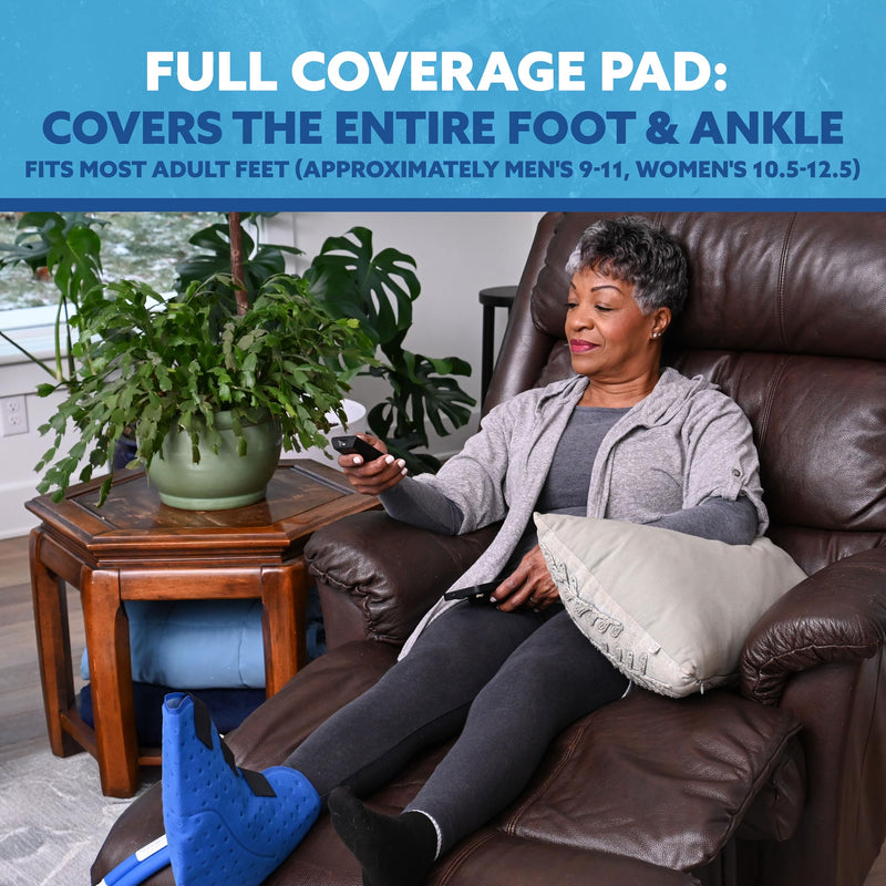 Polar Products Active Ice® 3.0 Cold Therapy Foot Pad (Pad Only). Use only with System Pictured. Other Companies Now The “Polar” Name. This Will not fit Them. Blue