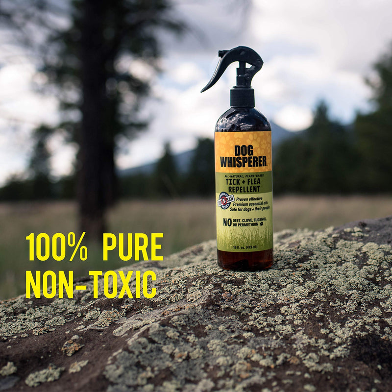 Dog Whisperer Tick + Flea Repellent, All-Natural, Extra Strength, Effective on Dogs and Their People (16 Ounce Spray) 16 oz - BeesActive Australia