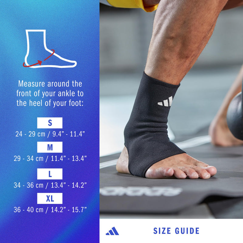adidas Support Ankle Sleeve, Ergonomic Ankle Compression Sleeve - BeesActive Australia