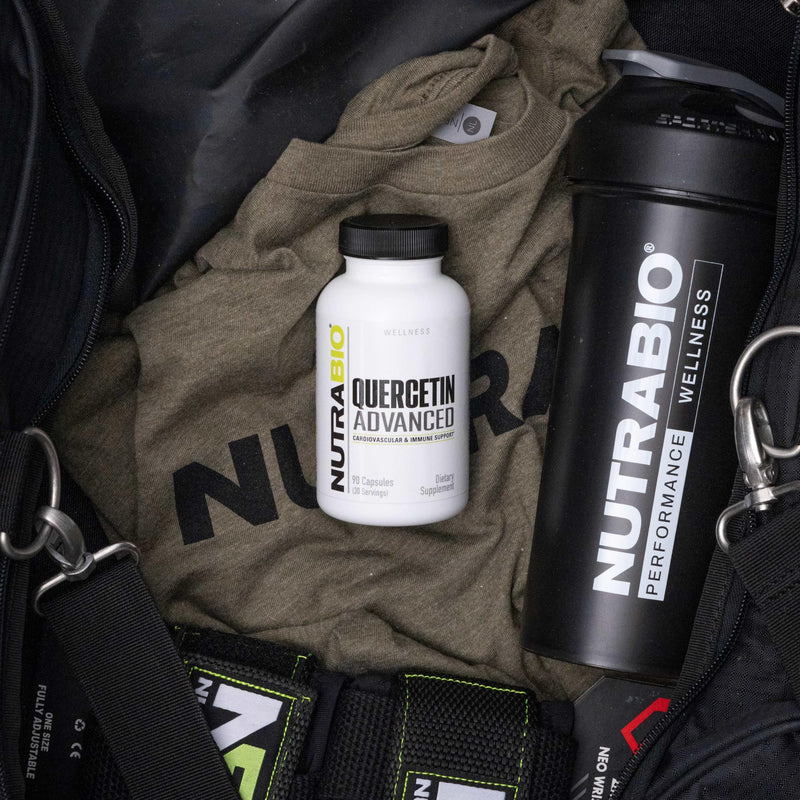 NutraBio Quercetin Advanced with Added Vitamin C and Bromelain - Potent Antioxidant - 90 Capsules - Dietary Supplement