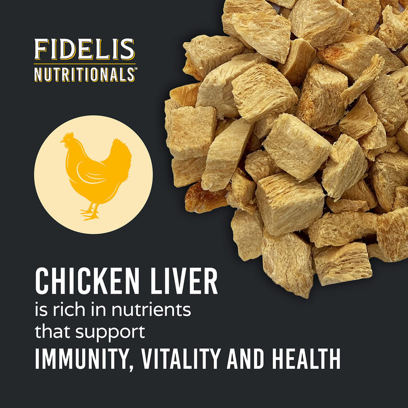 FIDELIS Freeze Dried Dog Treats for Large & Small Dogs - Gluten-Free (4 oz) - FIDELIS Dog Multivitamin Chewable (60 Vitamin Soft Chews) - BeesActive Australia