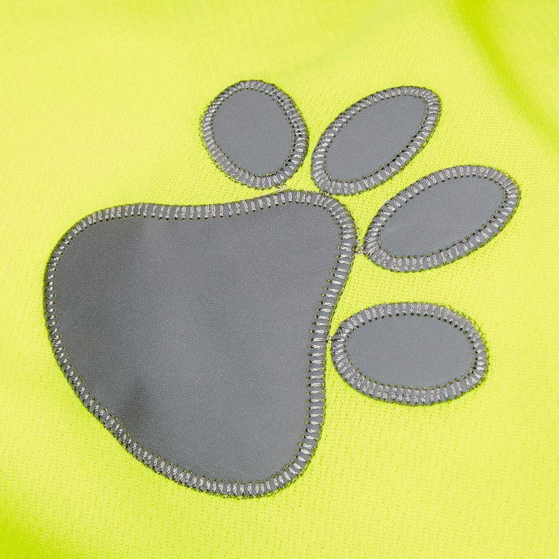 PARENCE. XS Protective Vest - Neon Yellow Hi-Vis - Lightweight and adjustable reflective vest for small dogs