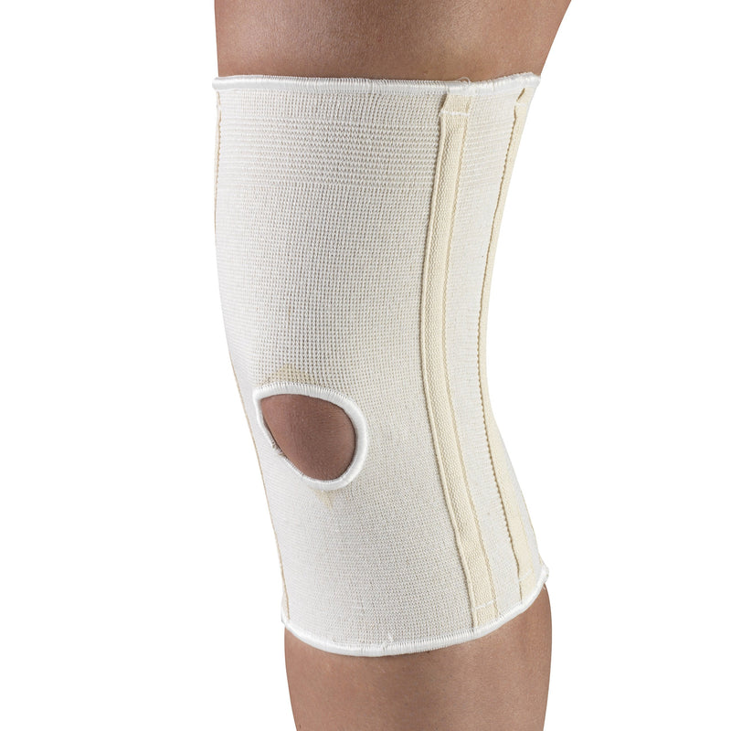 CHAMPION Knee Brace Flexible Stays Knit Elastic, White, Large - BeesActive Australia