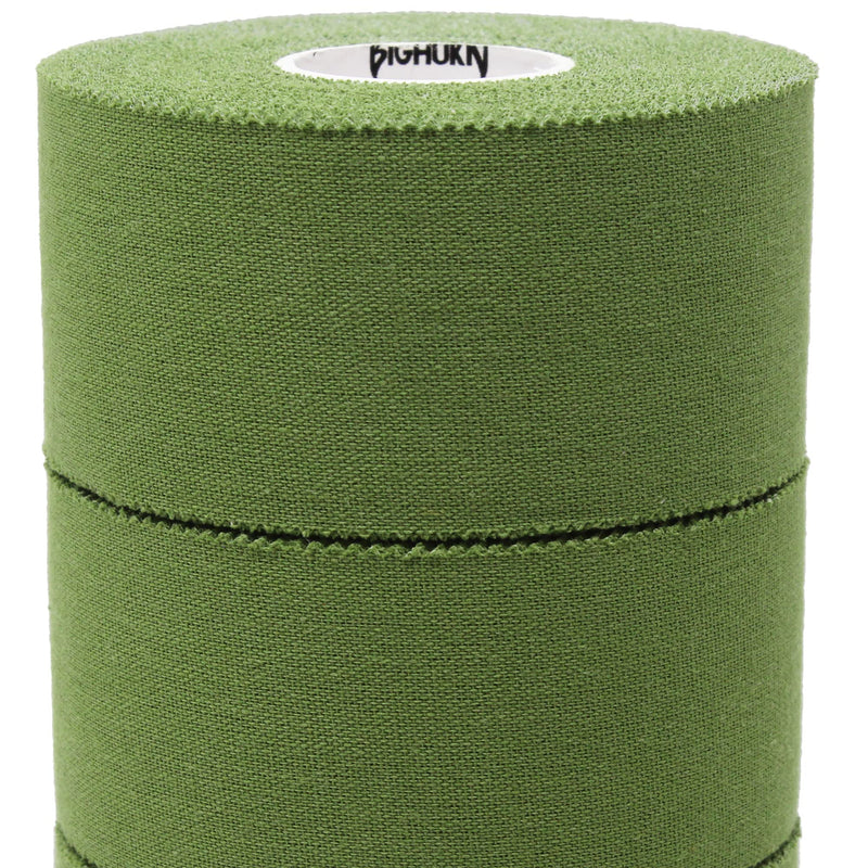Bighorn Athletics OD Green Sports Tape | EZ-Tear Athletic Tape for Wrist, Ankle & Foot Support | Zinc Oxide Infused Adhesive, Breathable Cotton Fabric, 1.5-Inch x 45-Feet, 4 Rolls, Military Green - BeesActive Australia