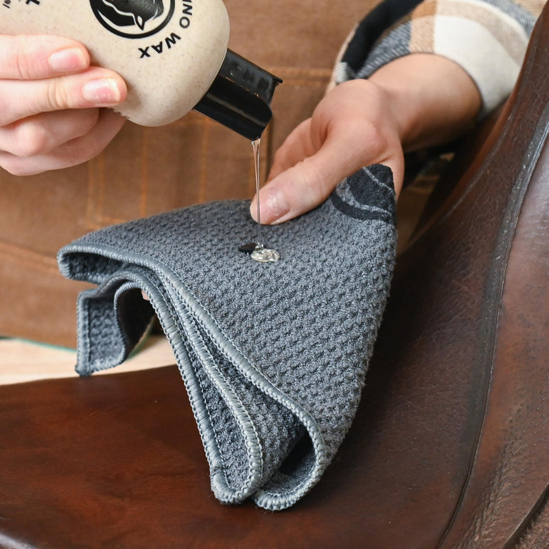 Tack Care Maintenance Kit (Saddle Soap for Leather + Leather Oil + Leather Conditioner + Brushes + Microfiber Cloth) - Maintenance for Saddles, Bridles, Boots, Reins & Straps - Made In USA - BeesActive Australia