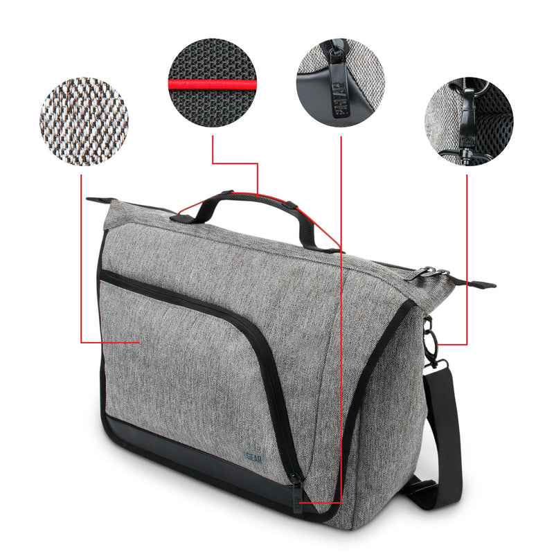 USA Gear Nebulizer Machine Travel Storage Bag with Shoulder Strap, Customizable Padded Interior - Carrying Case for Asthma Nebulizer Machine, Mask and Tubing, and More Asthma Supplies - BeesActive Australia