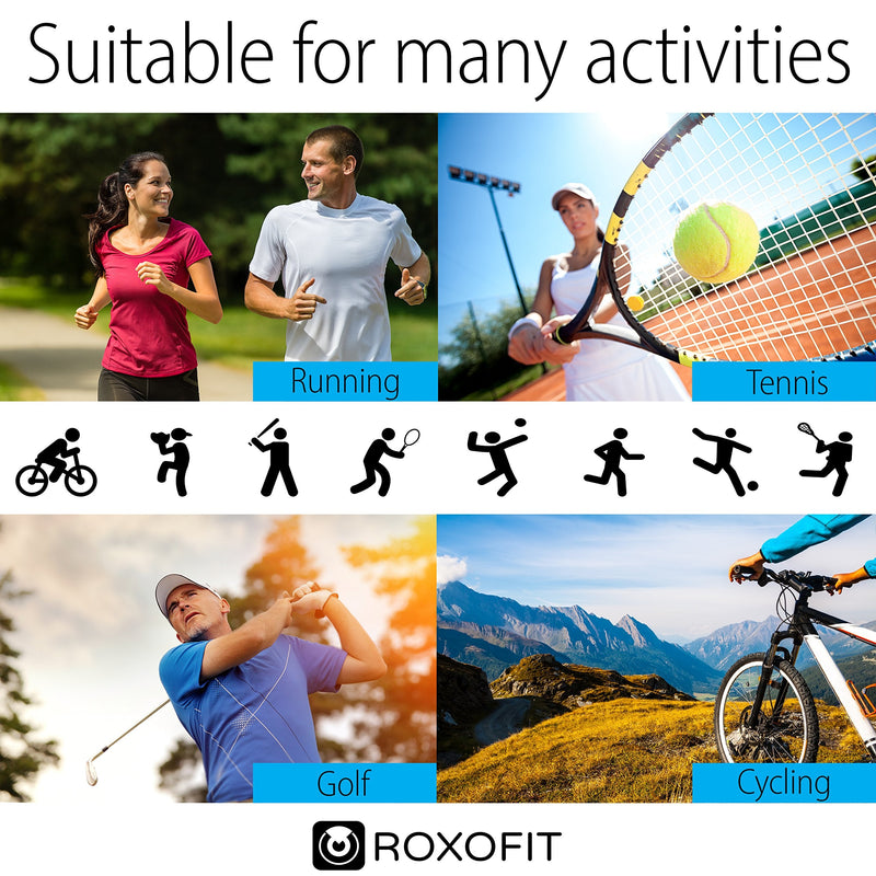 ROXOFIT Torn Calf Muscle Brace Wrap for Calf Strain, Tear, Shin Splint Pain Relief - Adjustable Tibia Neoprene Support Compression Sleeve for Men and Women - BeesActive Australia