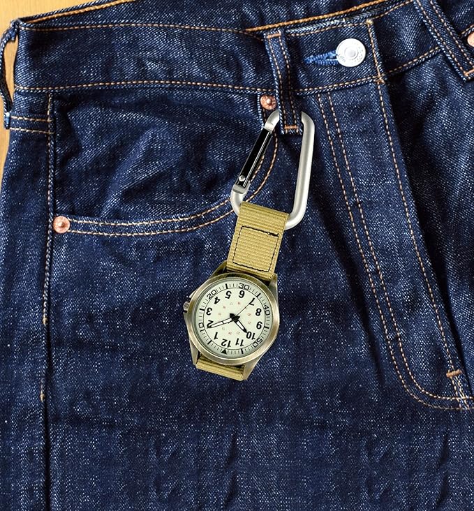 Clefer CB-A4153-BKB Pocket Watch, Black, A4153.Black, pocket watch hook, fashion -  Australia