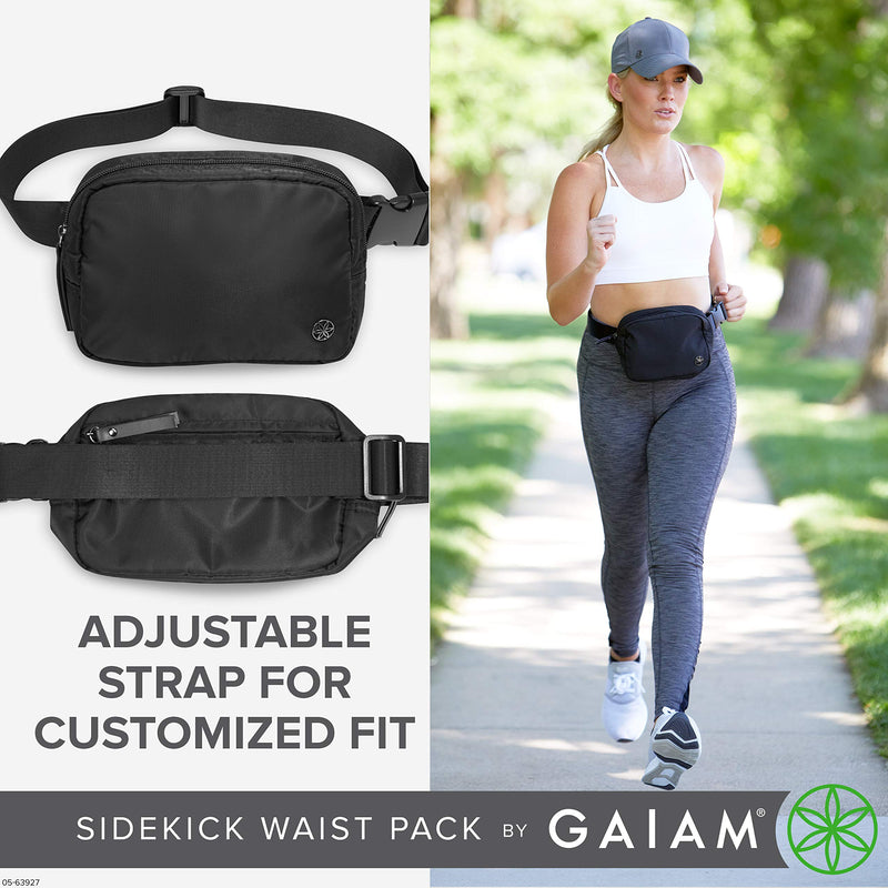 Gaiam Waist Pack-Sidekick one size Black