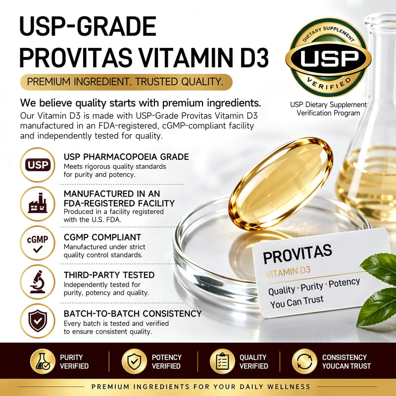 Vitamin D3 2000 IU (50 mcg),360 Day Supply Vitamin D Softgels | USP-Grade Provitas® Softgels with MCT & Olive Oil,High Potency Immune & Bone,Muscle Health Support Supplement,Non-GMO Nutrition29 Vitamin D3 2000 IU (50 mcg) 360 ct